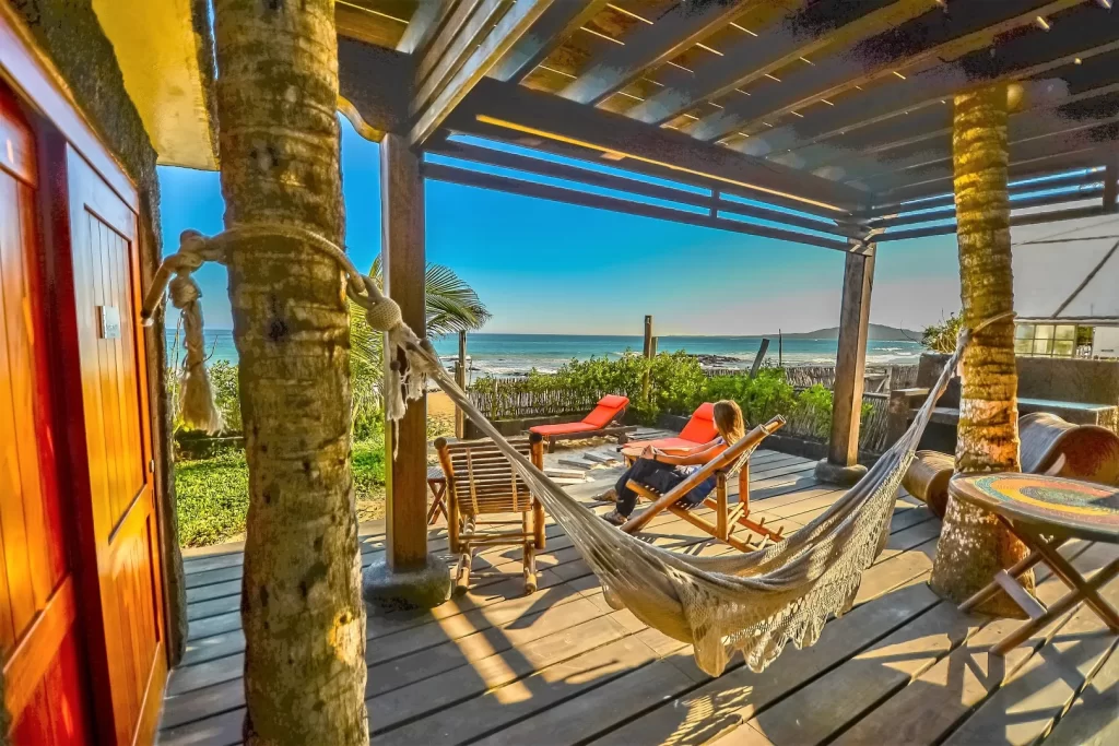 Oceanfront villa Casa Baronesa in Puerto Villamil, Galapagos Islands, Ecuador.