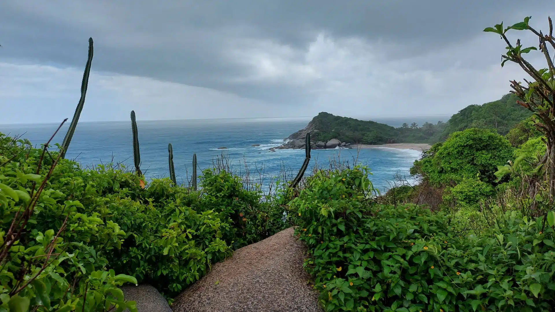 Tayrona National Park facing the Caribbean Sea-Santa Marta culture and nature