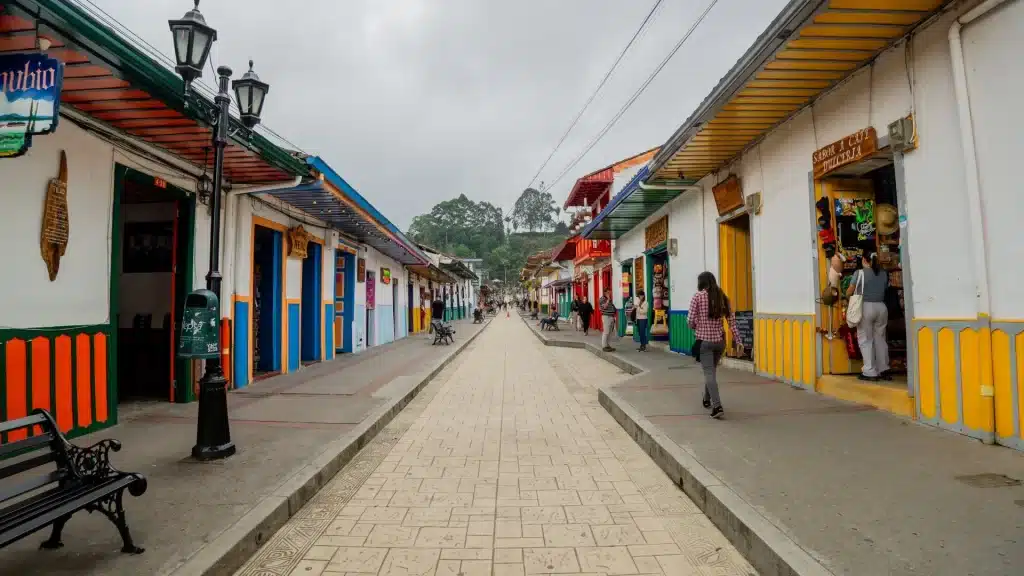 Salento, with its colorful facades and Andean atmosphere-Quindío identity